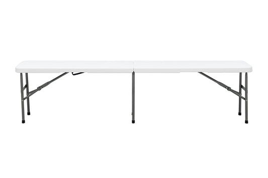 Banca MODAMOB plegable por mitad largo 1.83mts, ancho 28cm, alto 43.5cm, tubo grosor 22mm