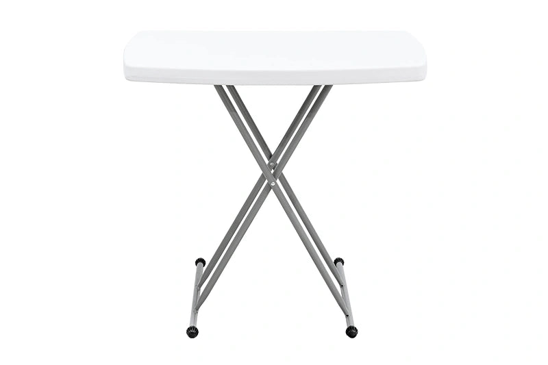 Mesa MODAMOB Plegable con ajuste de altura: base de la mesa 76cmx50cm. 3 niveles de altura: 70.5cm, 61cm, 46.5cm