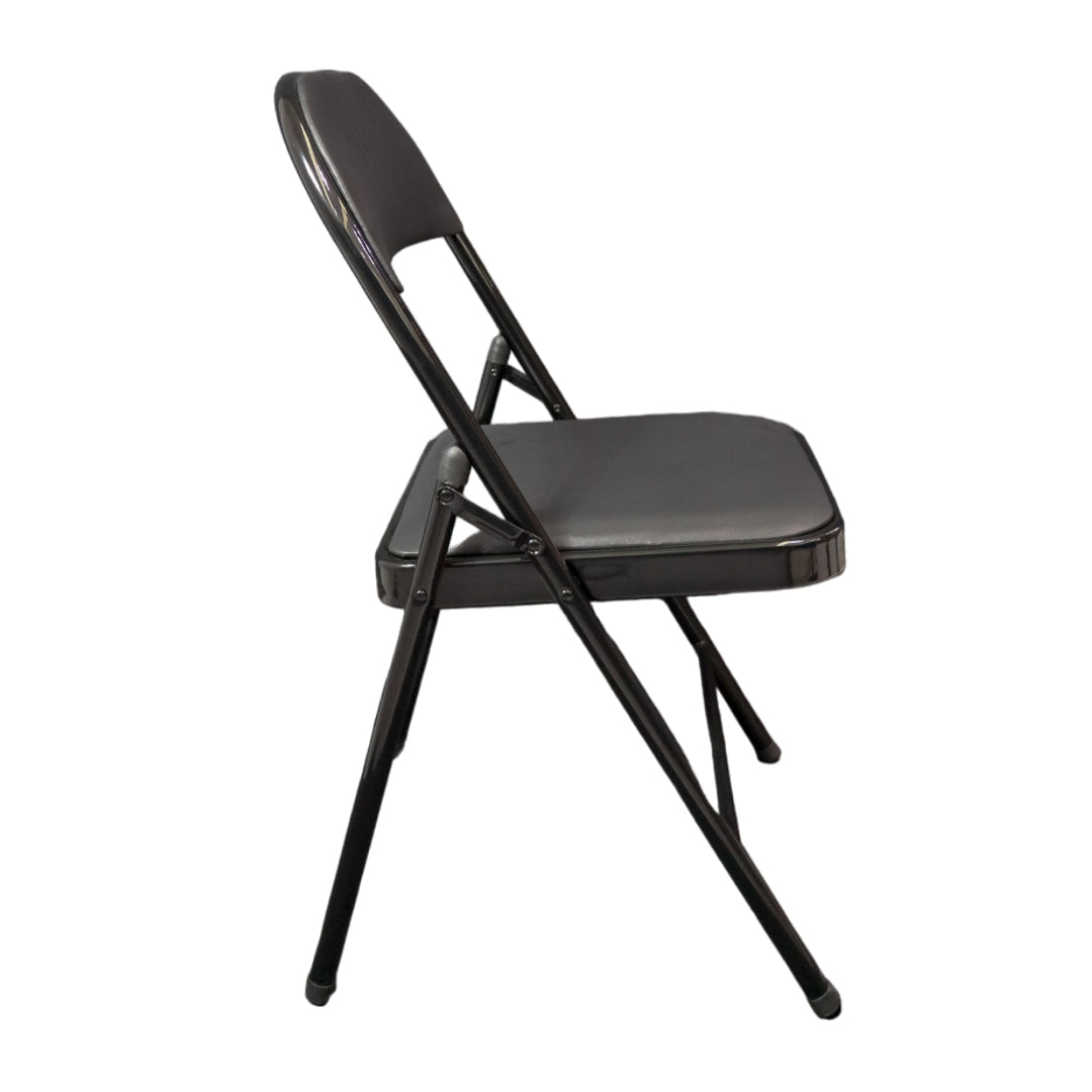 PAQUETE CON 6 Sillas acojinadas MODAMOB VC188 plegable, 45cmx 45cmx88cm, tubo 22mmx0.8mm, metalica, color negro, 120kg